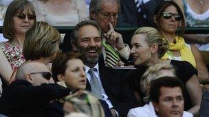 Sam Mendes and Kate Winslet