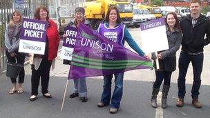 Picket line