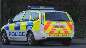 Devon and Cornwall Police car