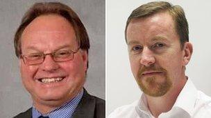Allan Pennington (ch) a Paul Penlington (dde)