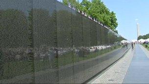 Vietnam war memorial, Washington DC