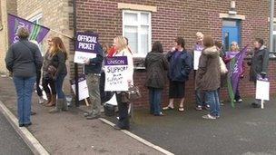 Picket line