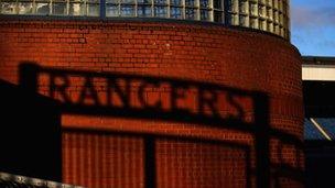 Rangers shadow at Ibrox