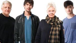 Simon Russell Beale, Ben Wishaw, Judi Dench and Daniel Radcliffe