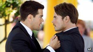 Jesse Metcalfe and Josh Henderson in Dallas