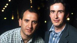 Armando Iannucci and Steve Coogan