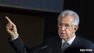 Portrait of Mario Monti