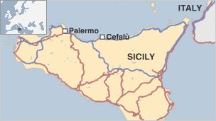 Sicily map