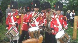 Opening ceremony in Hawkesbury