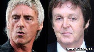 Paul Weller and Paul McCartney