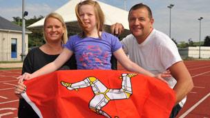 Sophie Birtles with her family