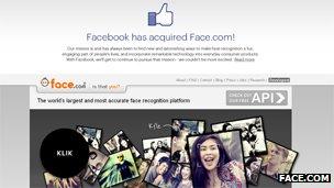 Screenshot of Face.com