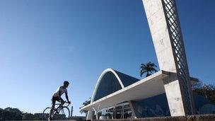 Oscar Niemeyer's Church of St Francis in Belo Horizonte