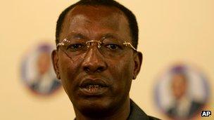 Chadian President Idriss Deby Itno
