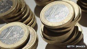 Euro coins (generic image)