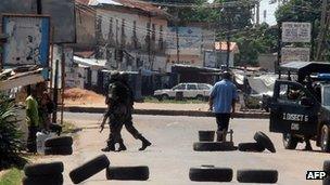 Nigeria soldiers in Kaduna Kaduna on June 19, 2012
