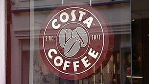 Costa Coffee sign