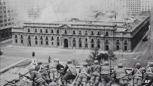 Palacio de la Moneda, Sep 1973