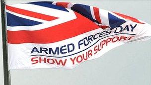 Armed Forces Day flag