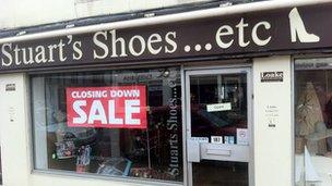 Stuart's Shoes shop in Northampton