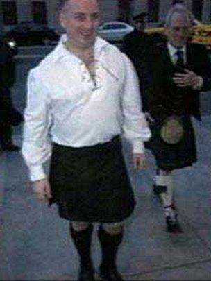 Jack McConnell in his kilt