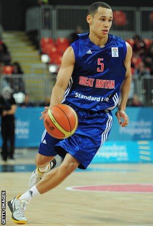 Andrew Lawrence of Team GB basketball