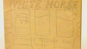 "White Horse," by Eric Ravilious, who was killed in World War II.