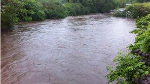 River Colne in Huddersfield