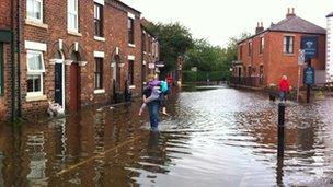 Town Road in Croston