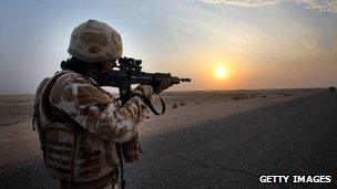 British soldier in Iraq