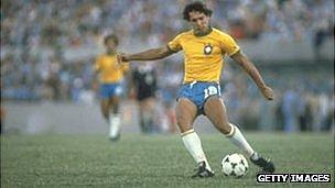 Eder of Brazil in action in 1982