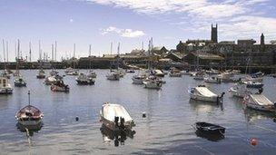 Penzance harbour