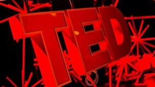 TED logo, copyright TED