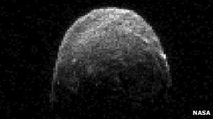 Asteroid 2005 YU55