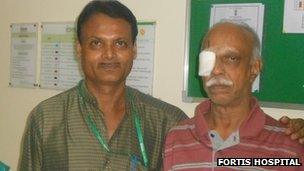 PK Krishnamurthy with Dr V Sitharaman (left)