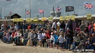 Crowds at the event