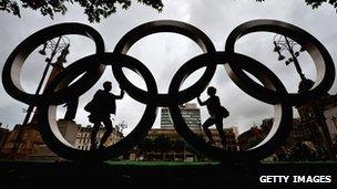 Olympic Rings in Glasgow