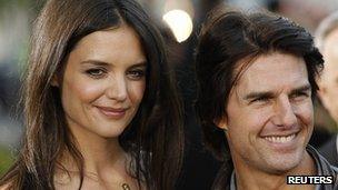 Katie Holmes and Tom Cruise