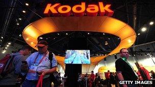 Kodak's display at the International Consumer Electronics Show