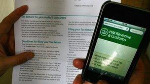 HMRC tax forms