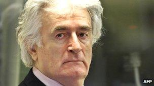 Radovan Karadzic on trial at The Hague