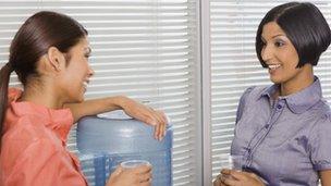 Women at the water cooler
