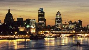 City of London skyline