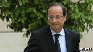 French President Francois Hollande