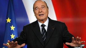 Jacques Chirac in 2007