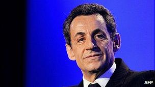 Former French President Nicolas Sarkozy - file pic