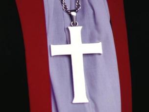 Church of England cross and garments