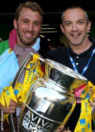 Chris Robshaw and Conor O'Shea