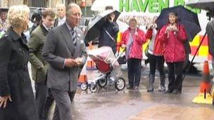 Prince Charles in Hebden Bridge