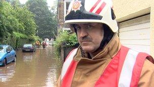 Group Commander Graham Inglis from Lothian and Borders Fire and Rescue